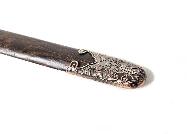 Tai Chi Schwert Übungsschwert mit Holzscheide braun